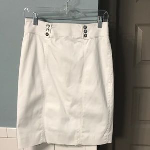 WHBM White Pencil Skirt Perfect Condition!